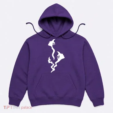Lady Faces In Smoke Hoodie