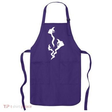 Lady Faces In Smoke Apron