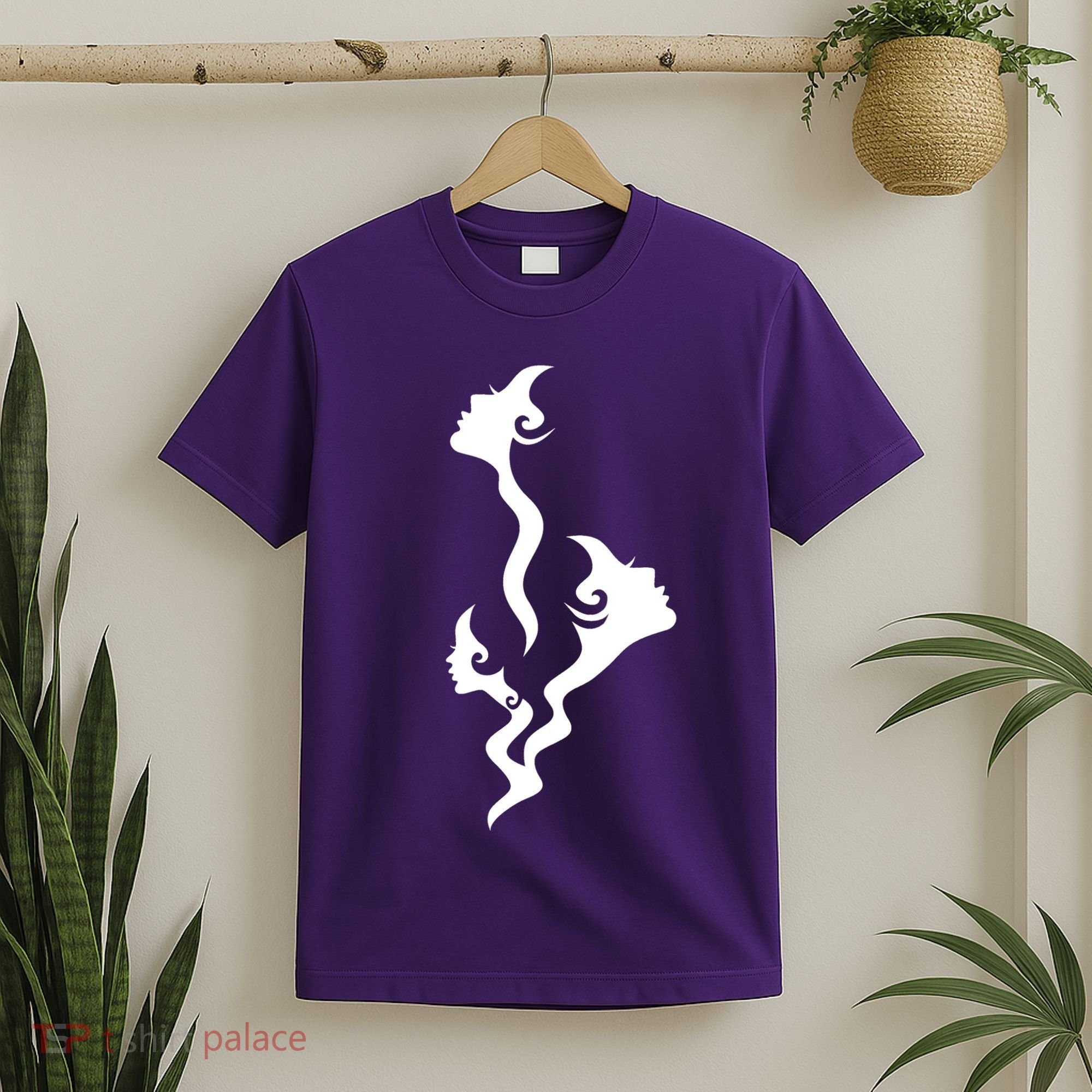 Lady Faces In Smoke T-Shirt