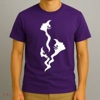 Lady Faces In Smoke T-Shirt thumb 3