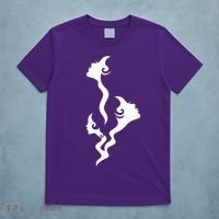 Lady Faces In Smoke T-Shirt thumb 5