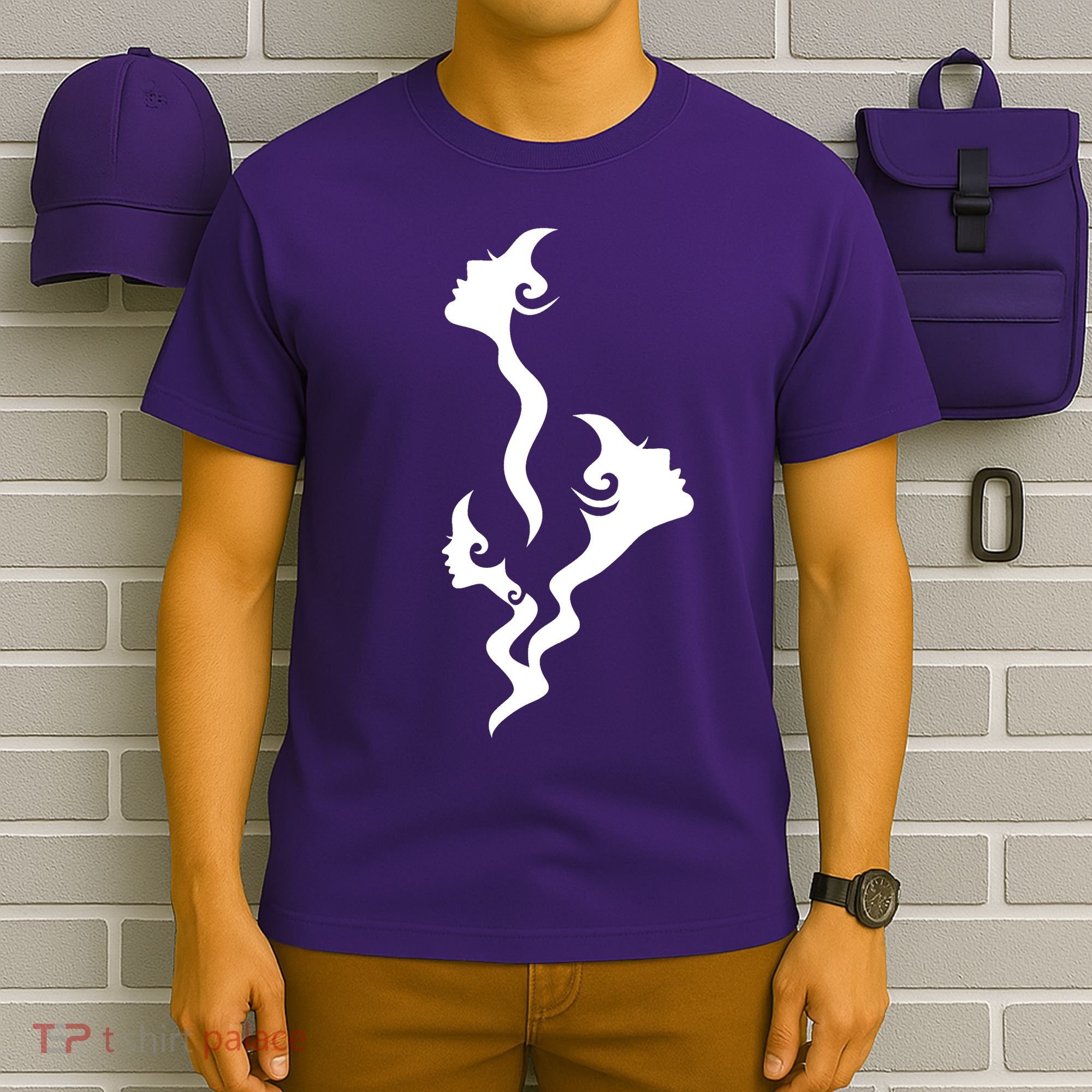 Lady Faces In Smoke T-Shirt
