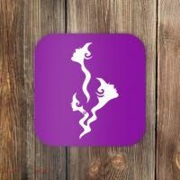 Lady Faces In Smoke Coaster thumb 0