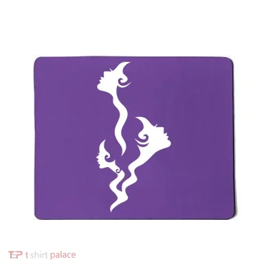 Lady Faces In Smoke Mousepad