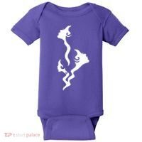 Lady Faces In Smoke Baby Bodysuit thumb 0