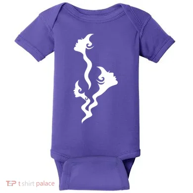 Lady Faces In Smoke Baby Bodysuit
