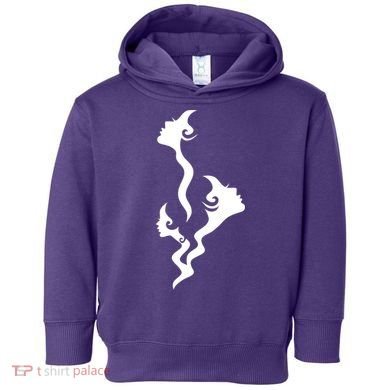 Lady Faces In Smoke Toddler Hoodie