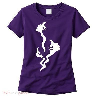 Lady Faces In Smoke Women's T-Shirt