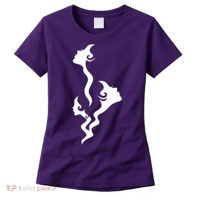 Lady Faces In Smoke Women's T-Shirt