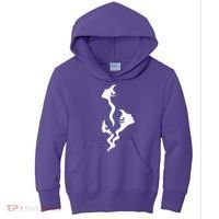Lady Faces In Smoke Kids Hoodie thumb 0