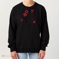 Lady Floral Outline Illustration Women's Sweatshirt thumb 0