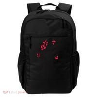 Lady Floral Outline Illustration Backpack thumb 0