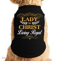 Lady In Christ Living Regal 1 Peter 2:9 Doggie Tank thumb 0