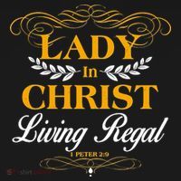 Lady In Christ Living Regal 1 Peter 2:9 Doggie Tank thumb 4