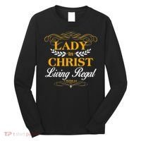 Lady In Christ Living Regal 1 Peter 2:9 Long Sleeve Shirt thumb 0