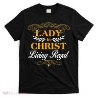 Lady In Christ Living Regal 1 Peter 2:9 T-Shirt thumb 0