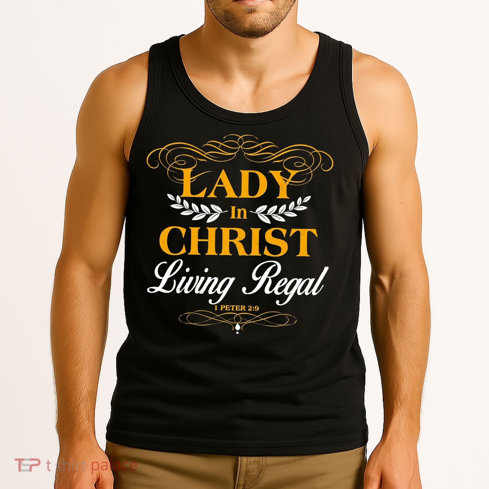 Lady In Christ Living Regal 1 Peter 2:9 Tank Top