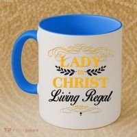 Lady In Christ Living Regal 1 Peter 2:9 Coffee Mug thumb 2