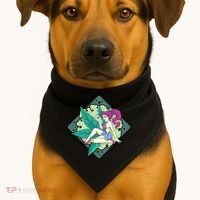 Lady Smoking Cannabis Diamond USA-Made Doggie Bandana thumb 1