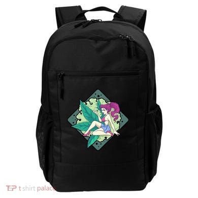 Lady Smoking Cannabis Diamond Backpack