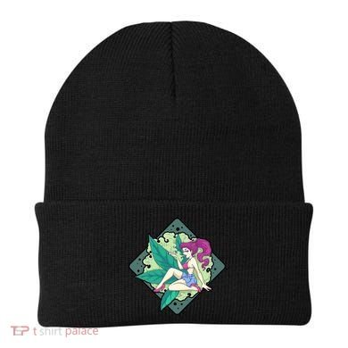 Lady Smoking Cannabis Diamond Beanie
