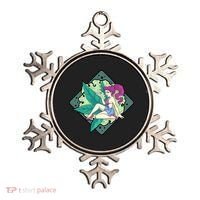 Lady Smoking Cannabis Diamond Ornament thumb 0