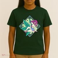 Lady Smoking Cannabis Diamond T-Shirt thumb 4
