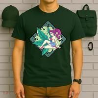 Lady Smoking Cannabis Diamond T-Shirt thumb 6