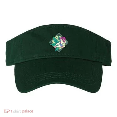 Lady Smoking Cannabis Diamond Visor