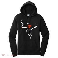 Lady Smoking Simplistic Silhouette Women's Hoodie thumb 0