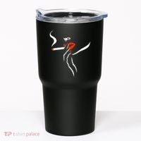 Lady Smoking Simplistic Silhouette Tumbler thumb 0