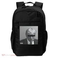 Liberal Advisory Explicit Content Trump Mugshot Backpack thumb 0