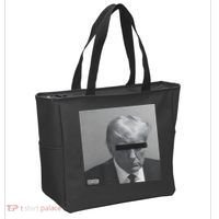 Liberal Advisory Explicit Content Trump Mugshot Tote Bag thumb 2