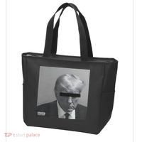 Liberal Advisory Explicit Content Trump Mugshot Tote Bag thumb 3