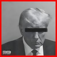 Liberal Advisory Explicit Content Trump Mugshot Santa Hat thumb 1