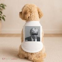 Liberal Advisory Explicit Content Trump Mugshot Doggie Tank thumb 2