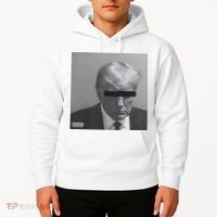 Liberal Advisory Explicit Content Trump Mugshot Hoodie thumb 2