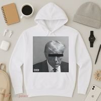 Liberal Advisory Explicit Content Trump Mugshot Hoodie thumb 3