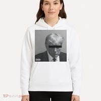 Liberal Advisory Explicit Content Trump Mugshot Hoodie thumb 5