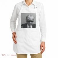 Liberal Advisory Explicit Content Trump Mugshot Apron thumb 2