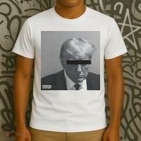Liberal Advisory Explicit Content Trump Mugshot T-Shirt thumb 3
