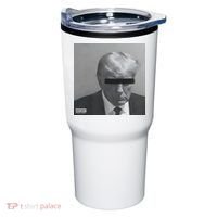 Liberal Advisory Explicit Content Trump Mugshot Tumbler thumb 0