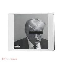 Liberal Advisory Explicit Content Trump Mugshot Mousepad thumb 0