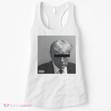 Liberal Advisory Explicit Content Trump Mugshot Women's Tank Top