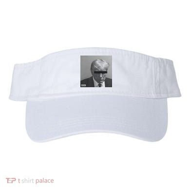 Liberal Advisory Explicit Content Trump Mugshot Visor