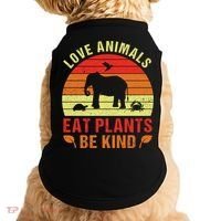 Love Animals Eat Plants Meme Vegan Plant Powered Vegetarian Gift Doggie Tank thumb 0