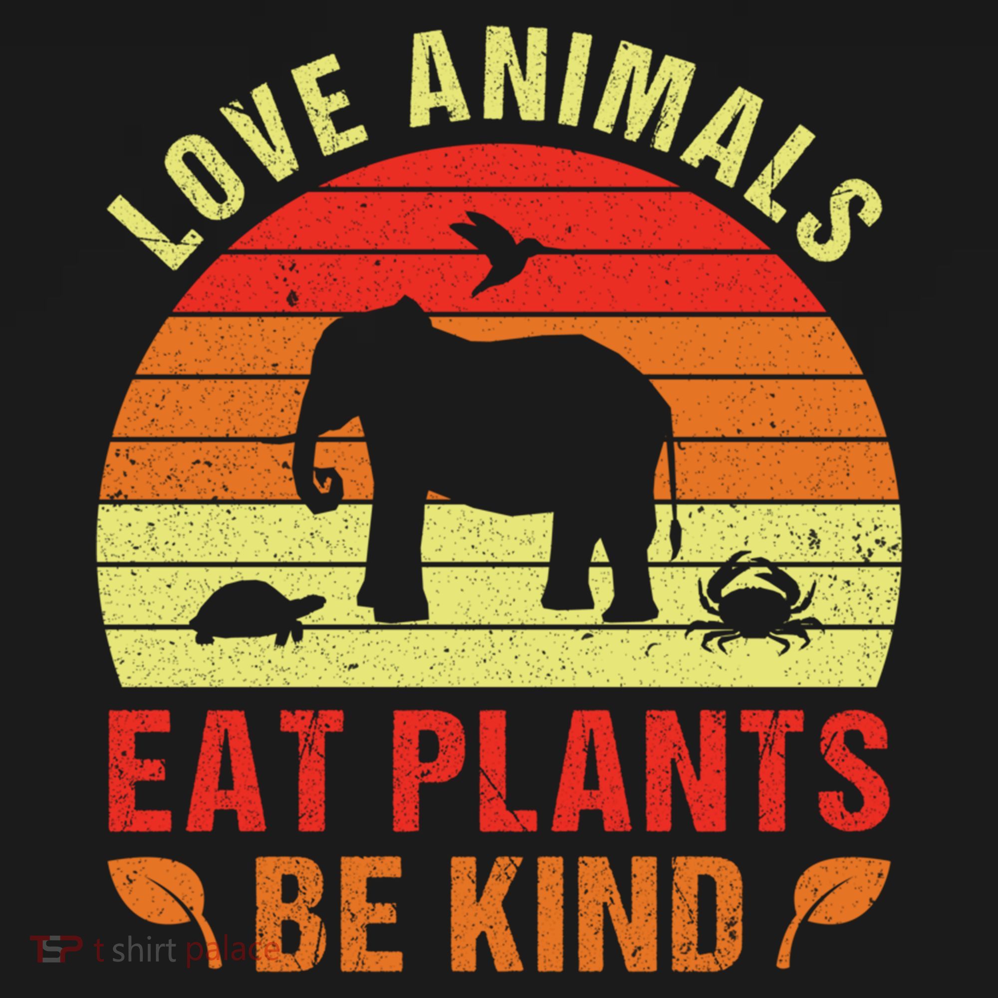 Love Animals Eat Plants Meme Vegan Plant Powered Vegetarian Gift Bucket Hat