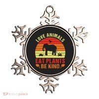 Love Animals Eat Plants Meme Vegan Plant Powered Vegetarian Gift Ornament thumb 0
