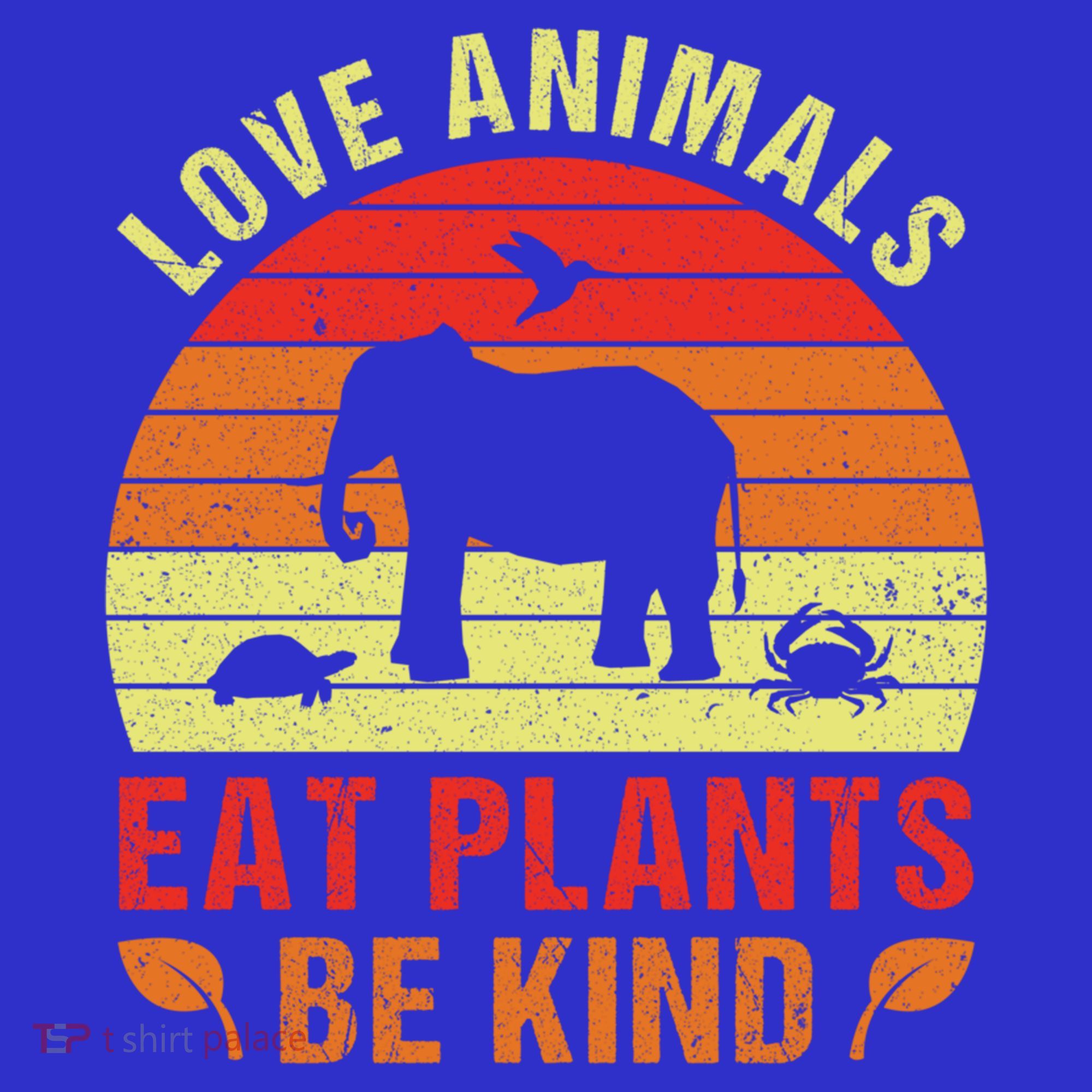 Love Animals Eat Plants Meme Vegan Plant Powered Vegetarian Gift Hoodie