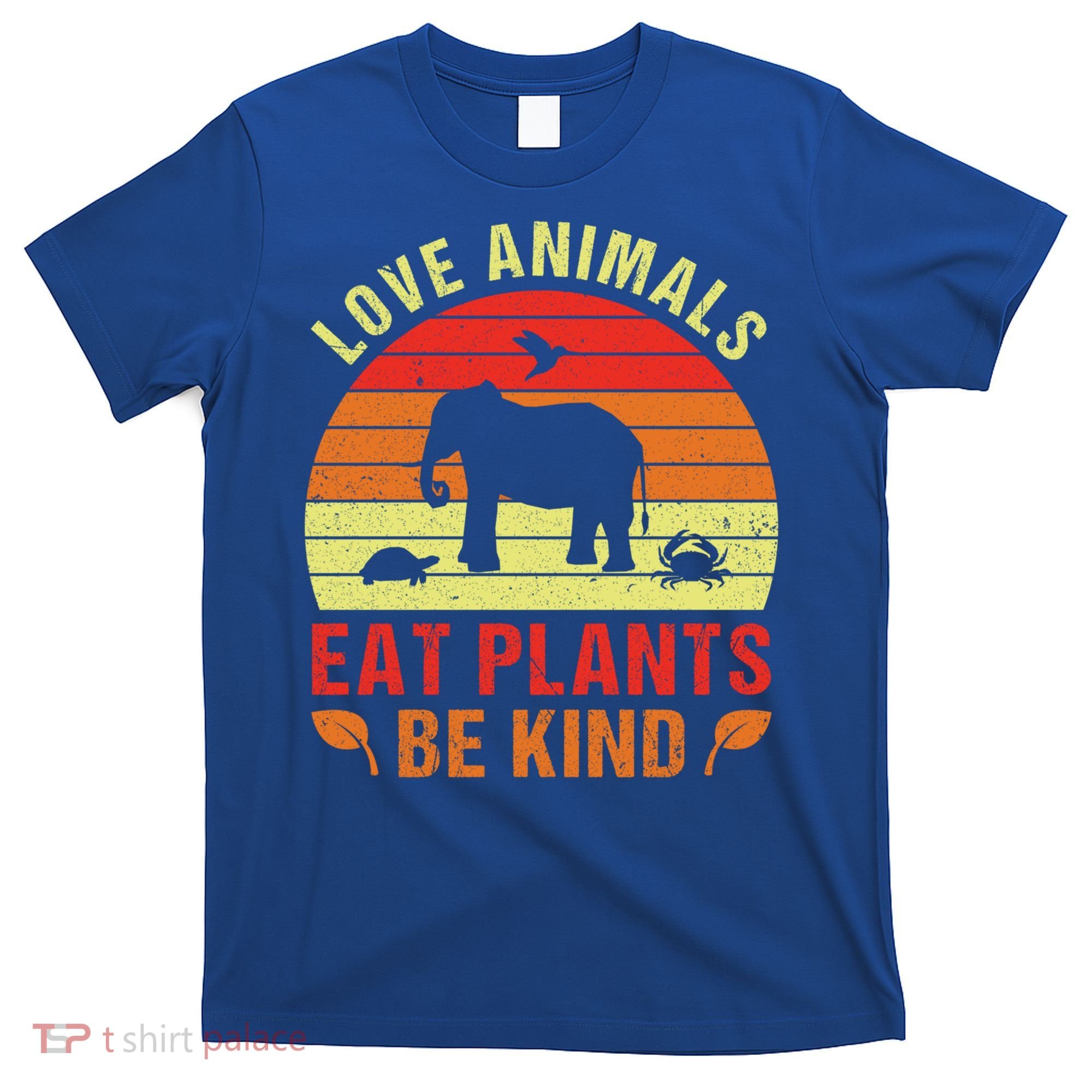 Love Animals Eat Plants Meme Vegan Plant Powered Vegetarian Gift T-Shirt